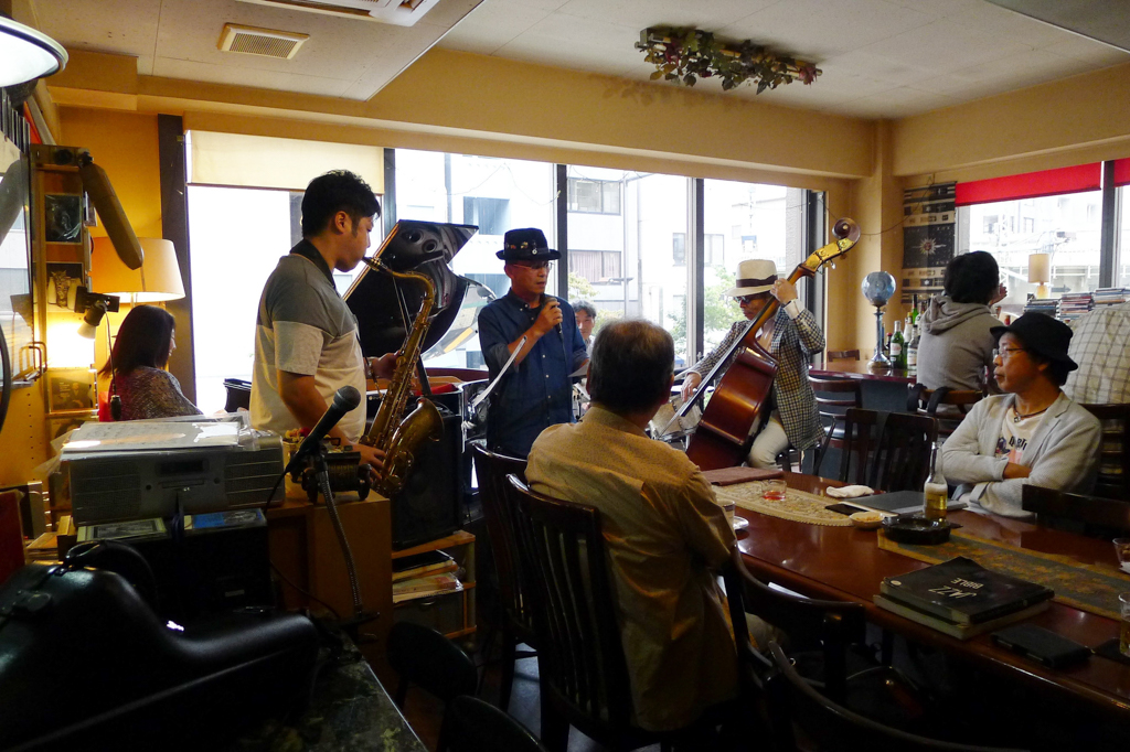 A friendly jazz jam at Soultrane in 2017